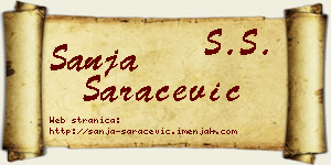 Sanja Saračević vizit kartica